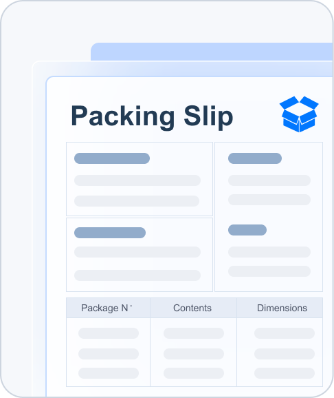 Packing list OCR model
